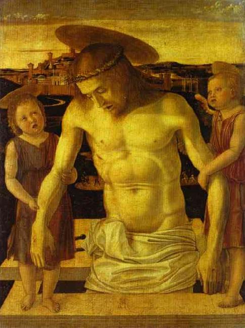 Giovanni Bellini Dead Christ Supported by Angels oil painting picture